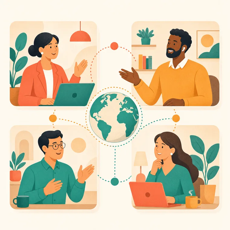 Reuniões com parceiros internacionais